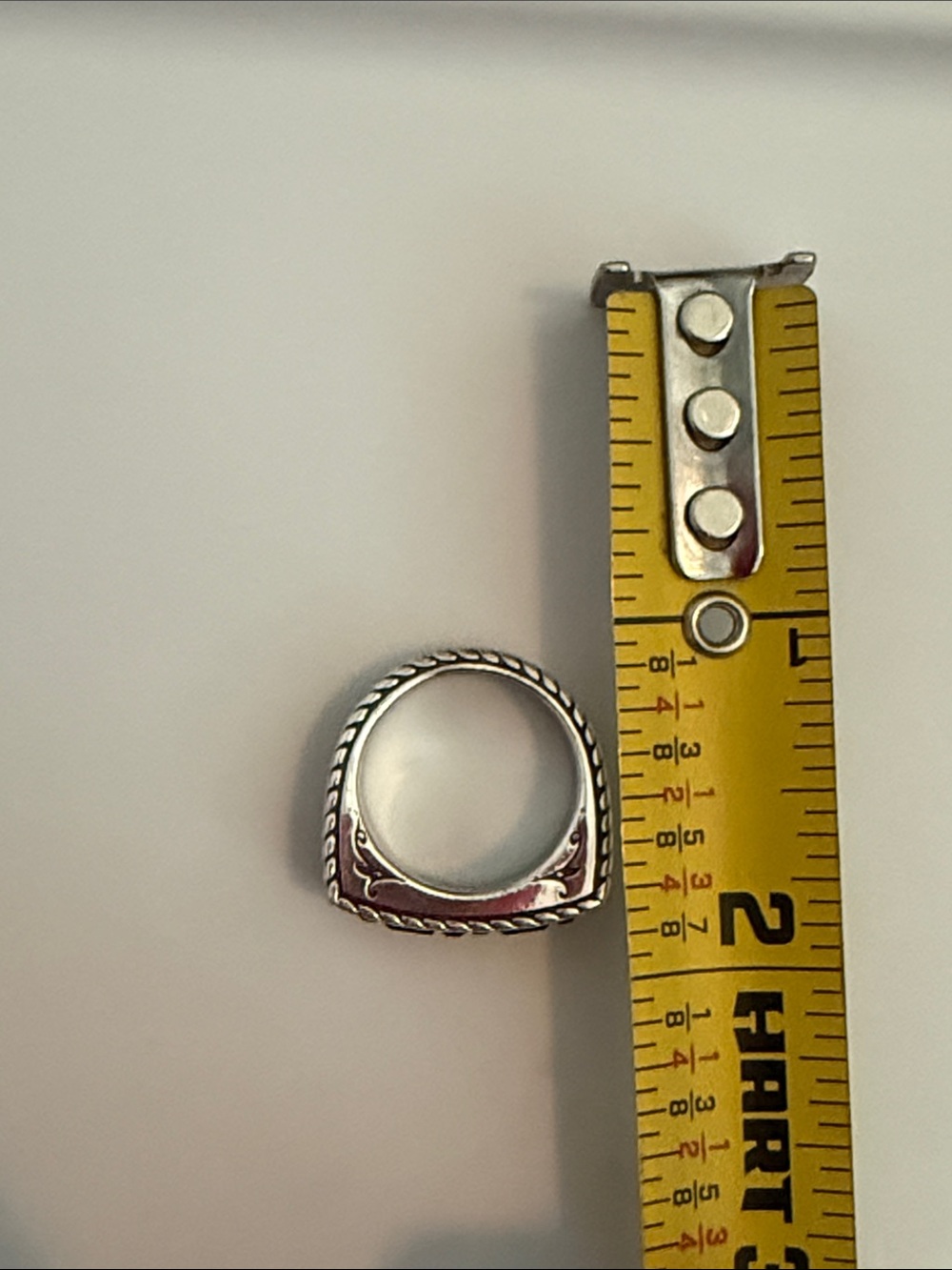 Brighton St. Michel - Multicolor Inlay Square Sterling Silver Ring - Picture 6 of 10